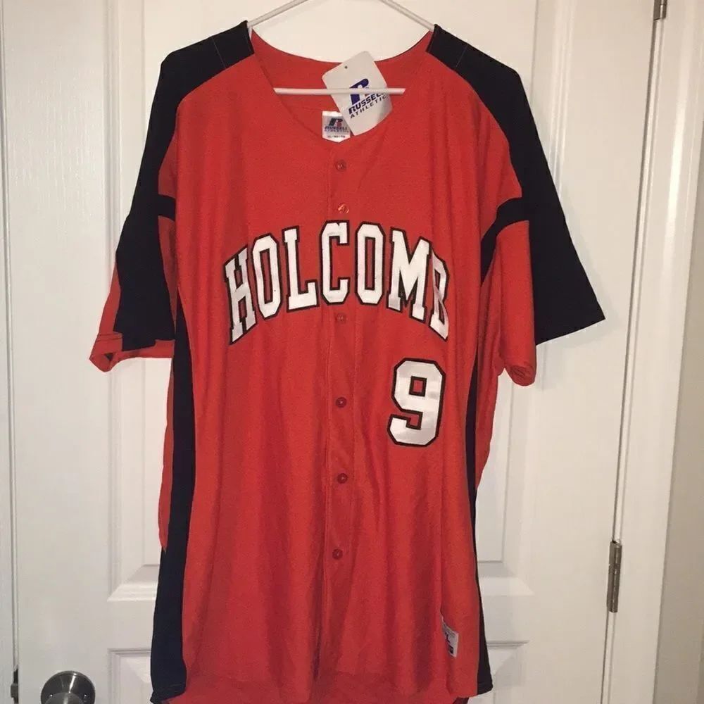 Holcomb High School team issue baseball jersey XL